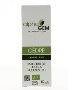 Cèdre du Liban (Cedrus libani) bourgeon unitaire BIO, 50 ml